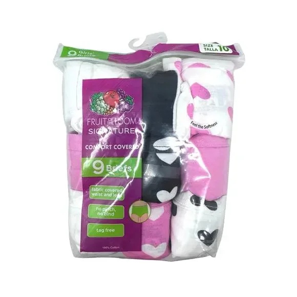 New in packages Fruit of the Loom 

girls bikini and brief under wear size 10 - Picture 2 of 7